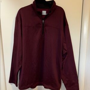 Callaway Red Zip Up Sweater